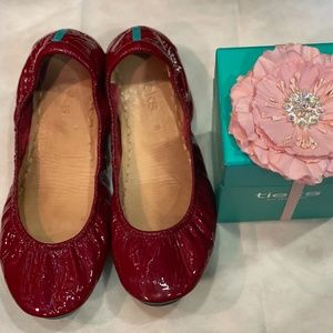 Tieks Patent Leather Ruby Red Size 8